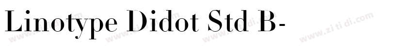 Linotype Didot Std B字体转换